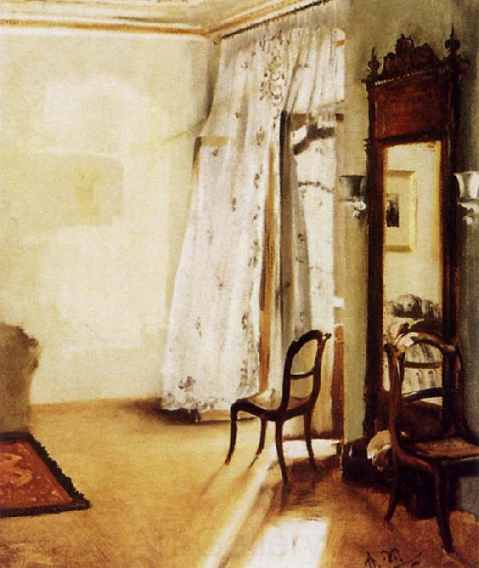 Adolf Friedrich Erdmann Menzel The Balcony Room Spain oil painting art